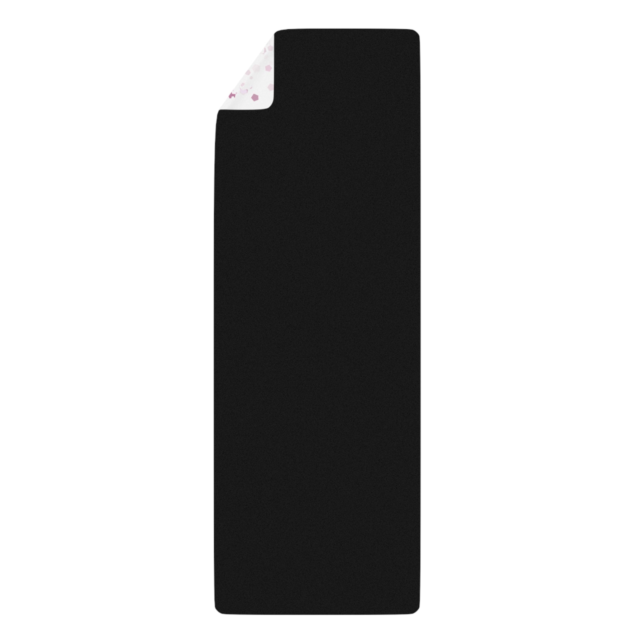Pink Ballerina Yoga Mat — Artistic Dancer Rubber Exercise Mat