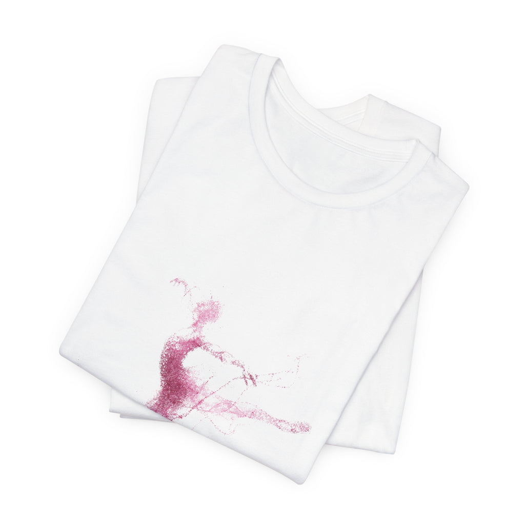 Ballet Dancer Watercolor Tee — Pink Pointe Dance T-Shirt