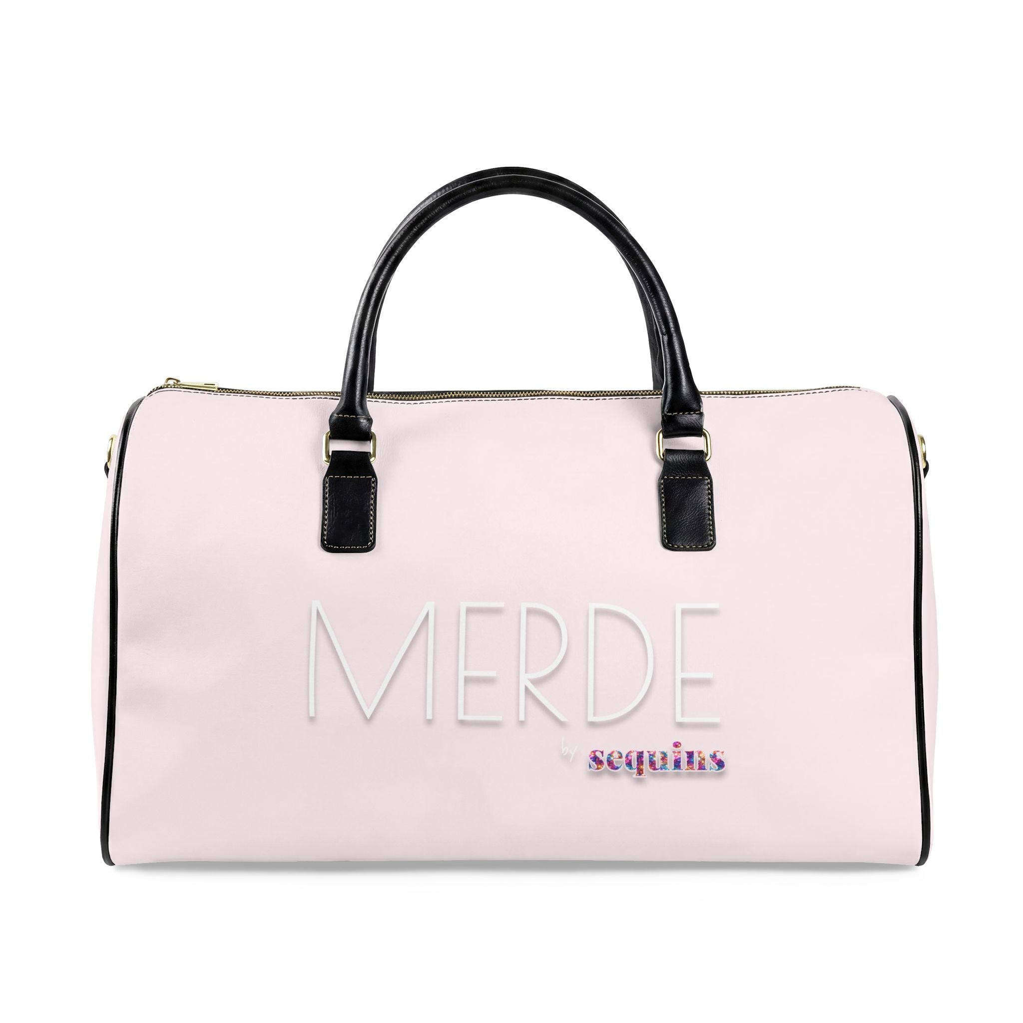 Merde  Leather  Bag — Pink Weekend Duffel