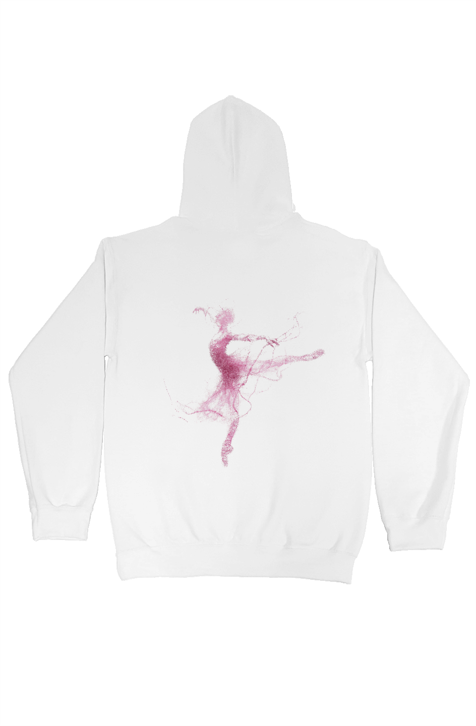Sequin and ballerina hoodie