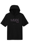 Pink Merde Short Sleeve Hoodie