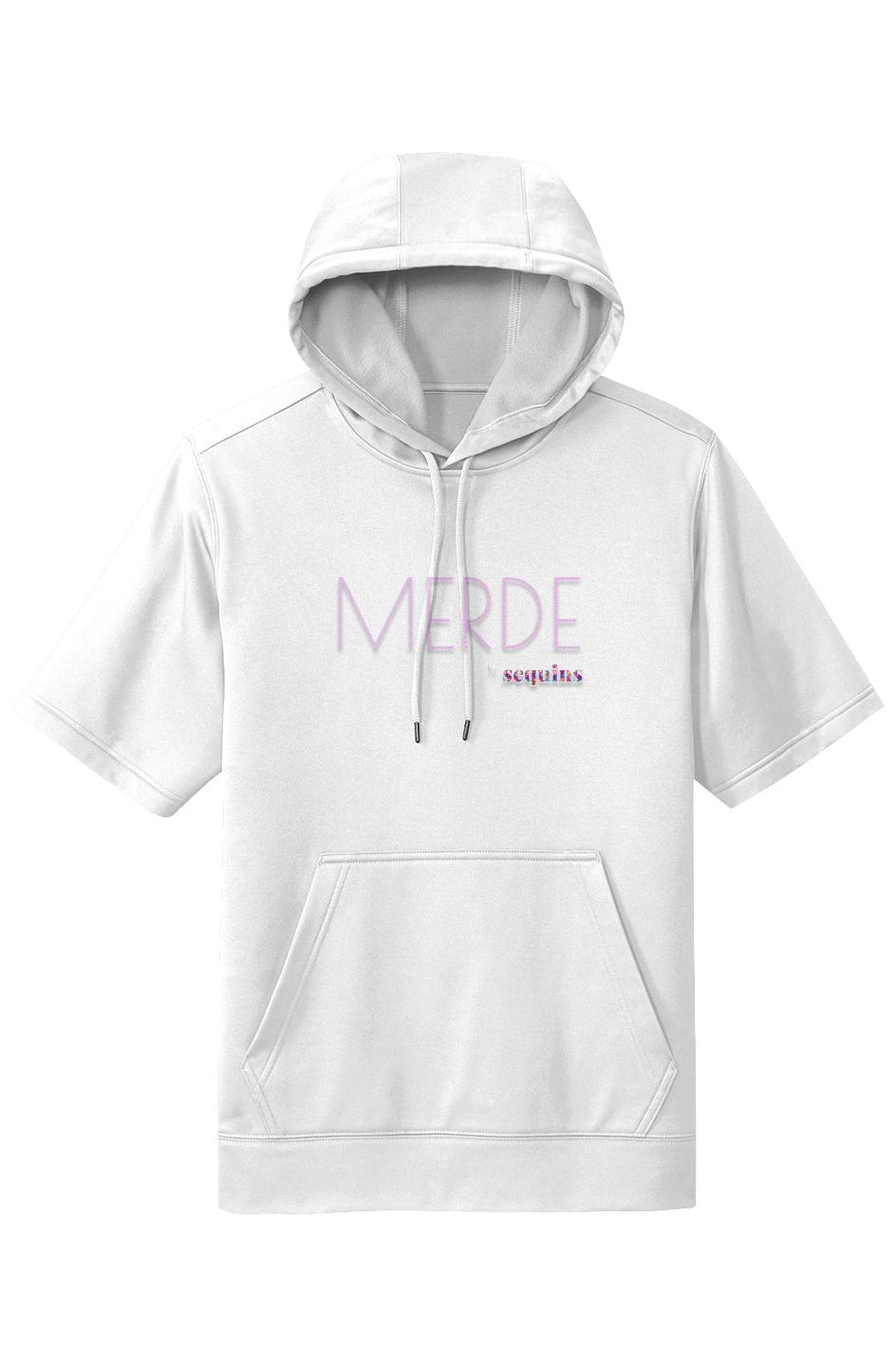 Pink Merde Short Sleeve Hoodie