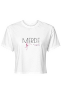 Merde ballerina Womens Ideal Crop Top