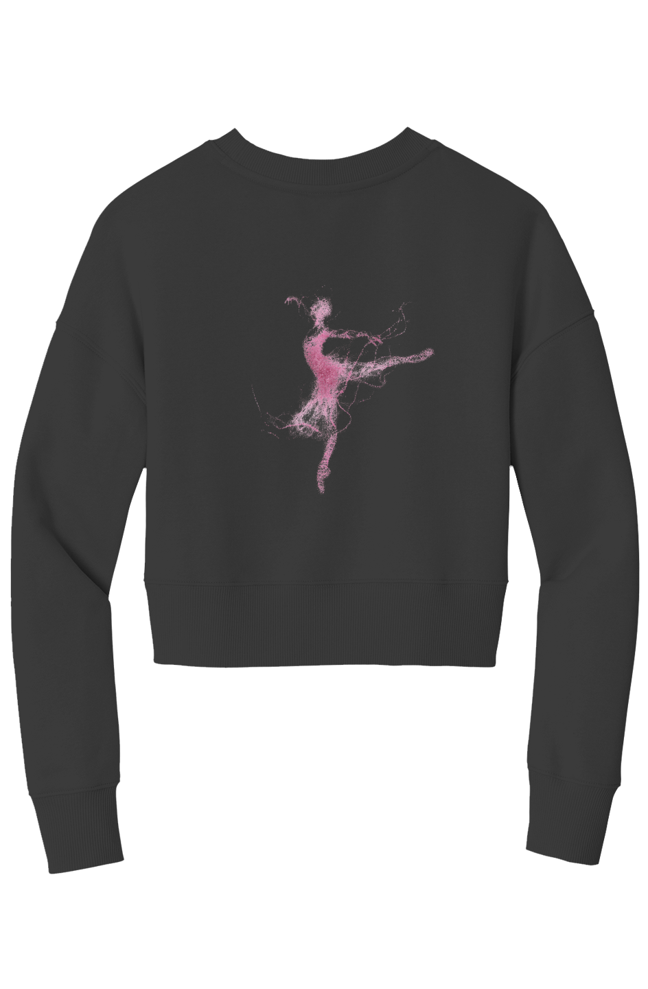 Embroidered Merde Perfect Weight Crop Crew