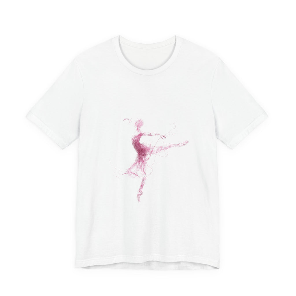 Ballet Dancer Watercolor Tee — Pink Pointe Dance T-Shirt