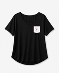 Slouchy T with Ballerina Pocket